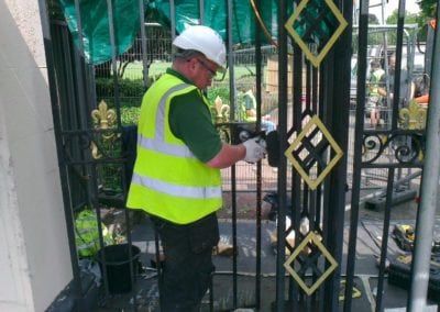 Refurbishment of Priory Park Gates Southend on Sea Essex 7