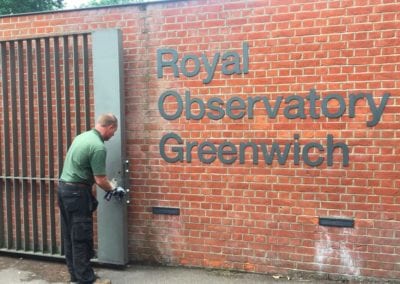 Royal Observatory Gates Inspection