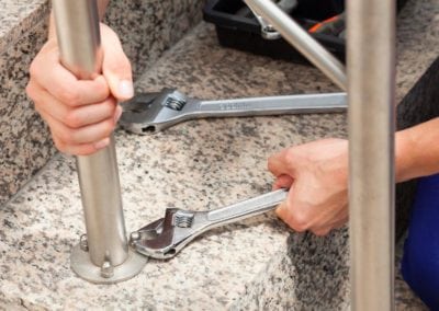 Metal Handrail Repairs and Refurbishment 1
