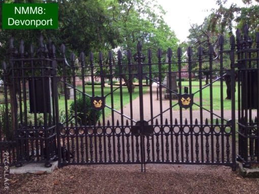 Detailed Inspection of Gates, National Maritime Museum, Greenwich, London, SE10