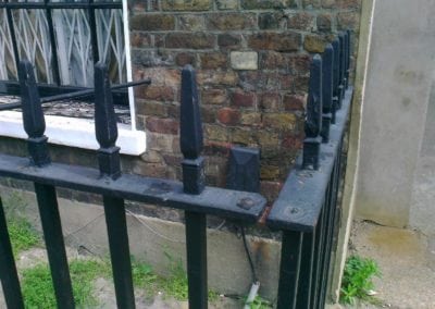 Railing and Gate Repairs Charlton Place Islington London N1 6