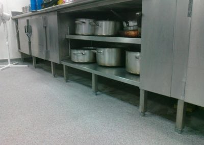 Stainless Steel Kitchen Plinths for Bancrofts School Woodford Green Essex 3