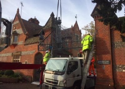 Grade II Listed Gates Refurbishment in Berkshire 16
