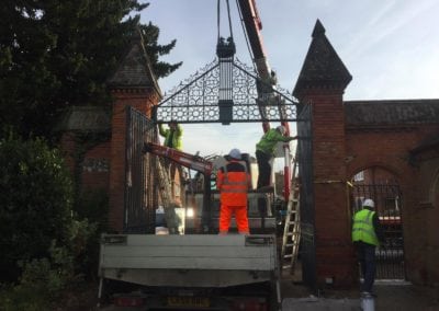 Grade II Listed Gates Refurbishment in Berkshire 3