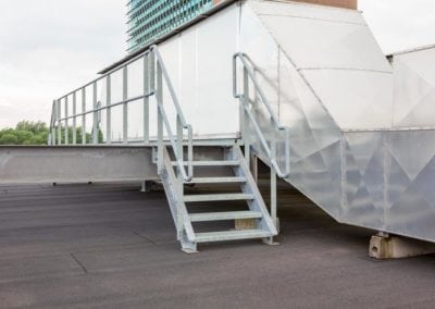 Metal Roof Walkway