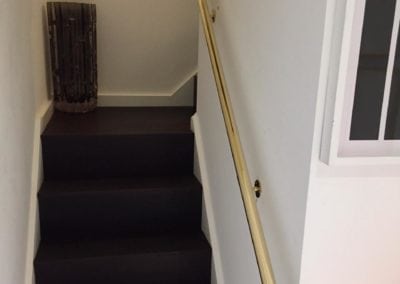Brass Handrail Fabrication Union Wharf London N1 3
