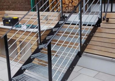 Garden Metal Staircase Fabrication London NW6 2