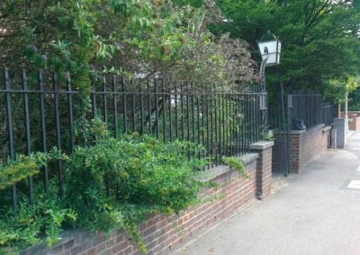 Metal Gate Repairs Grade II Listed 18th Century Property Wanstead London E11 6