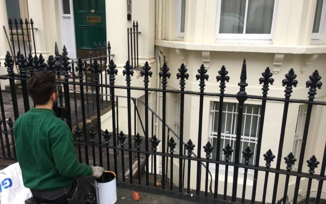 Railing Repair, Replacement of Missing Finials, Chelsea London SW5