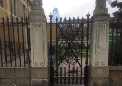 Gate Repairs Church of St John with All Staints Lambeth London SE1 2