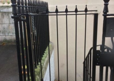 Repair of Gate leading to Basement Kitchen Area the Royal Society London SW1 4