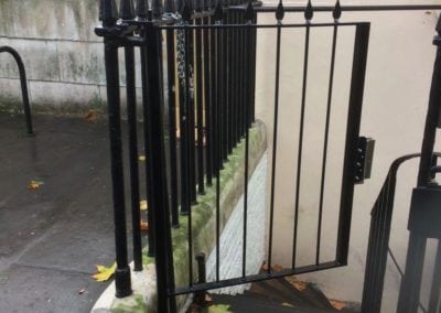 Repair of Gate leading to Basement Kitchen Area the Royal Society London SW1 5