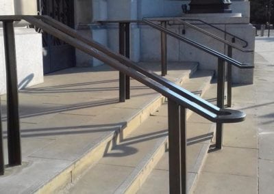 Bespoke Heritage Entrance Handrails Unilever House 2