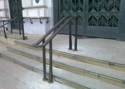 Bespoke Heritage Entrance Handrails Unilever House 6