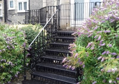 Repair Refurbishment of Garden Steps Putney Hill London SW15 2