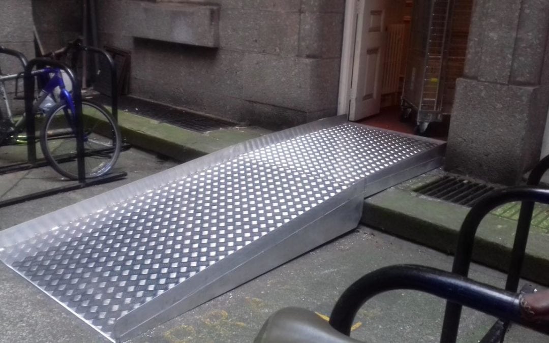 Aluminium Ramp for Historic London Site
