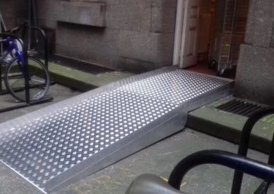 Aluminium Ramp for Historic London Site