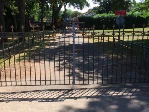 Gate Repairs Priory Park Works Yard Gates, Southend-On-Sea, Essex