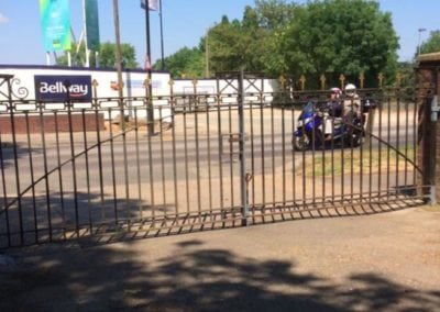 Gates Repairs Priory Park Works Yard Gates 2