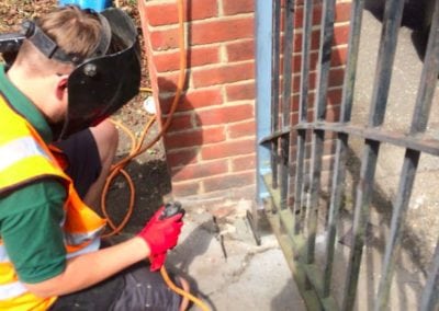 Gates Repairs Priory Park Works Yard Gates 3