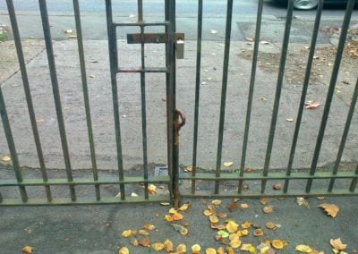 Gates Repairs Priory Park Works Yard Gates 5
