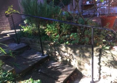 New Handrail for Garden Steps Epping Essex 2