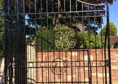 Re painting of the Entrance at The RAC Club Woodcote Park Epsom Surrey 10