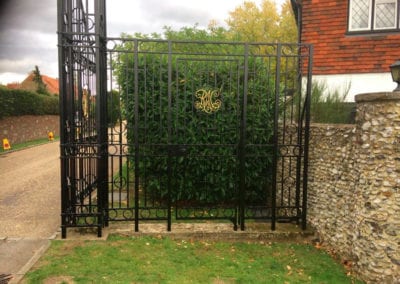 Re painting of the Entrance at The RAC Club Woodcote Park Epsom Surrey 12