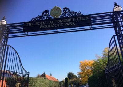 Re painting of the Entrance at The RAC Club Woodcote Park Epsom Surrey 4