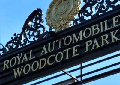 Re painting of the Entrance at The RAC Club Woodcote Park Epsom Surrey 7