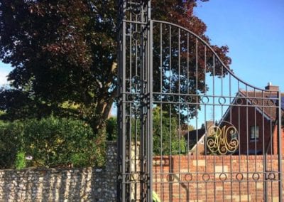 Re painting of the Entrance at The RAC Club Woodcote Park Epsom Surrey 9