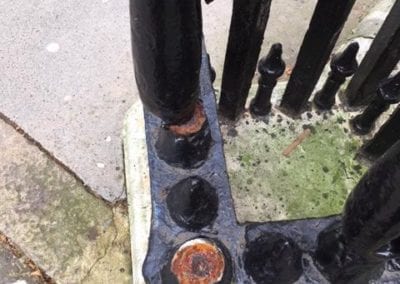 Repair of the Exit Column The Royal Society London SW1 9