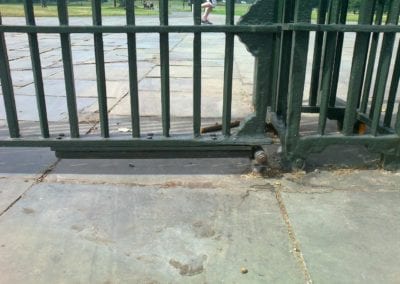 Metal Gate Repair for Councils Dulwich Road 7