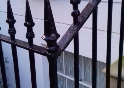 Railing Repairs Damaged Finial Chelsea London SW3 3