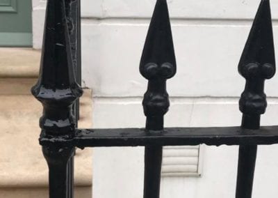 Re-securing Finial, Chelsea, London SW3