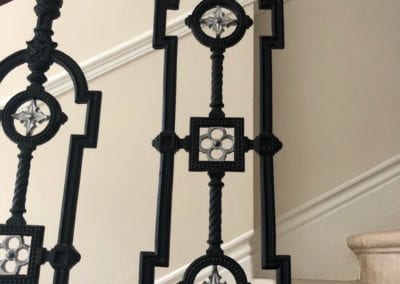 Replacing Missing Balustrade Panel Kensington London W8 3