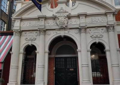 Brass Handrails for the Grade II listed St Mary Magdalene Church, Richmond, London TW9