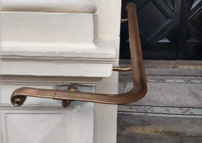 Brass Handrail Mayfair Library London W1 3