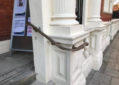 Brass Handrail Mayfair Library London W1 5