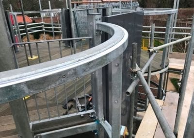 Metalwork Fabrication Battle Towers Magic Garden Hampton Court Palace Surrey 6