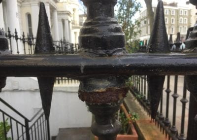 Railing Repairs Ladbroke Gardens London W11 9