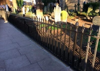 Railing Repairs St. James Church Enfield 3
