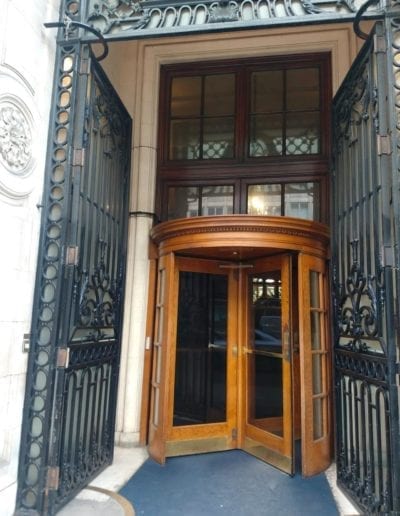 Repair of the Entrance Gates Royal Automobile Club 89 Pall Mall St. Jamess London SW1 2