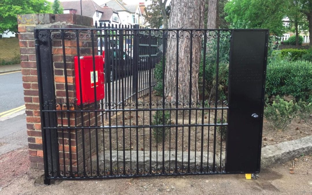 Metal Park Gate Repairs, Southchurch Park, Southend-on-Sea