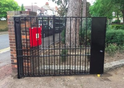 Metal Park Gate Repairs, Southchurch Park, Southend-on-Sea