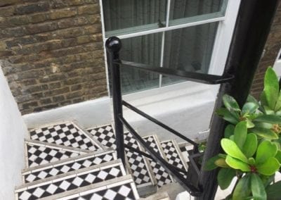 Railing Handrail Repairs KK George Hotel Kensington London SW5 03