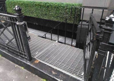 Grating for Staircase Stairwell, London W1.