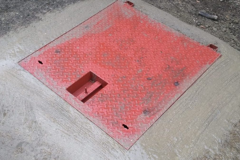 Hinged Manhole Cover and Frame, Kidbrooke, London SE3
