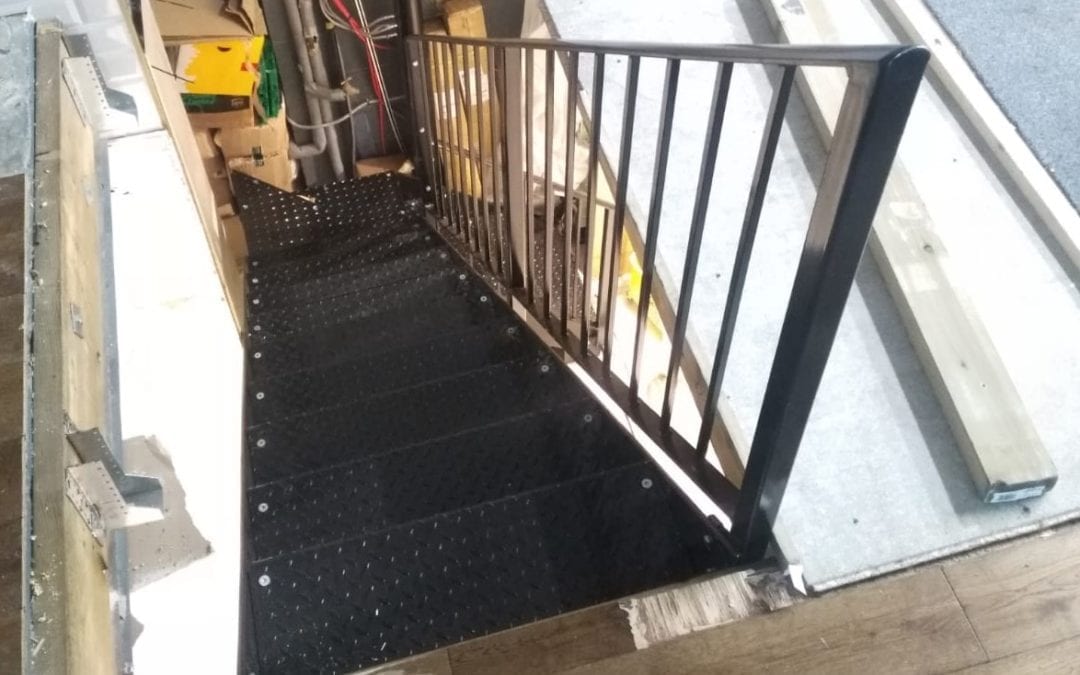New Staircase for a Battersea Store, London SW11