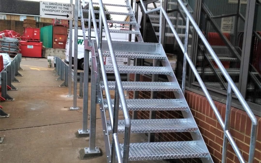 Galvanised Fire Escape, Beckton, London E6